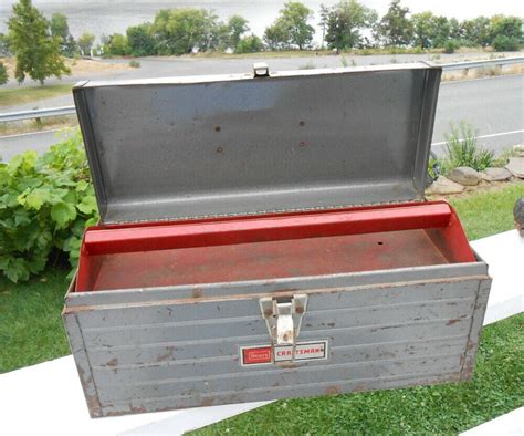 how to restore vintage sears craftsman metal tool box|restoring old metal toolbox.